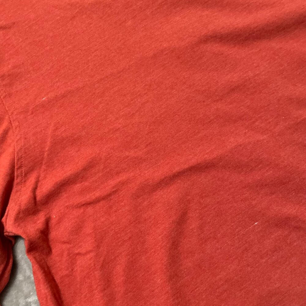 Levi's Men's Terracotta Long Sleeve Henley Shirt Size 2XL - Picture 5 of 9